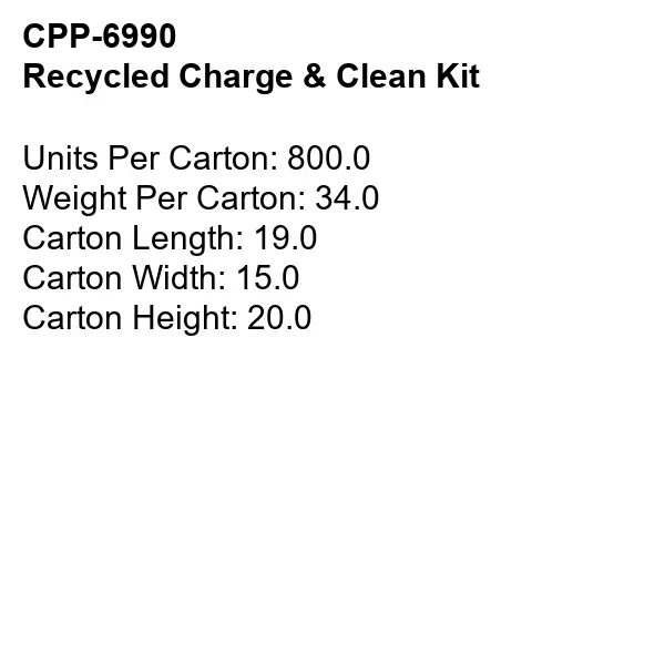 Recycled Charge & Clean Kit... from ASI 30208 A P Specialties / AP Specialties