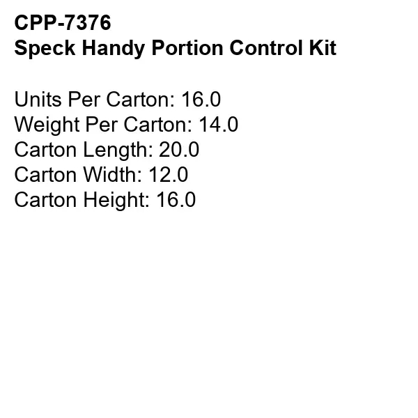 Speck Handy Portion Control Kit... from ASI 30208 A P Specialties / AP Specialties