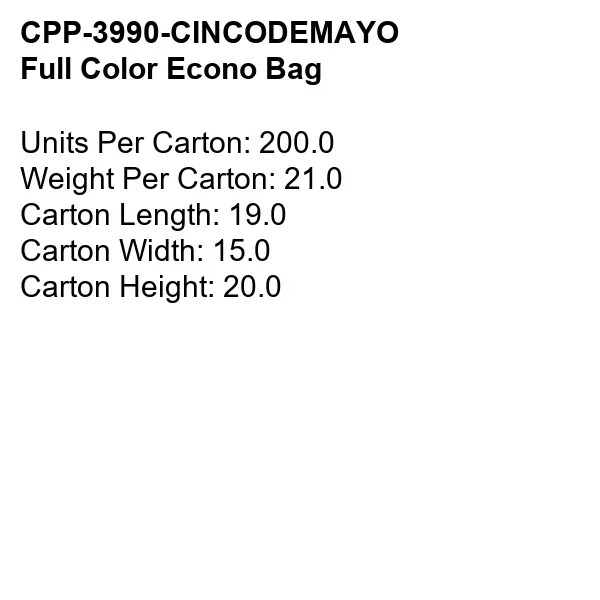 Full Color Econo Bag... from ASI 30208 A P Specialties / AP Specialties