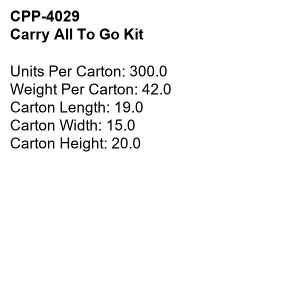 CARRY ALL TO GO KIT... from ASI 30208 A P Specialties / AP Specialties
