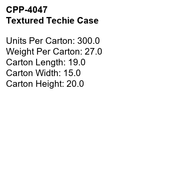 TEXTURED TECHIE CASE... from ASI 30208 A P Specialties / AP Specialties