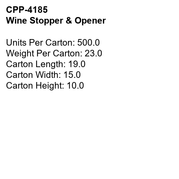 Wine Stopper & Opener... from ASI 30208 A P Specialties / AP Specialties