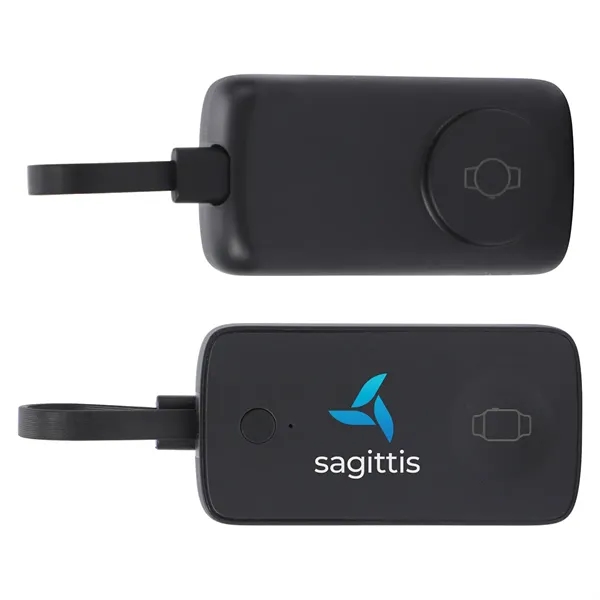 2000mAh Power Bank with Watch Charger & Built-In Cable... from ASI 36730 Ariel Premium Supply Inc