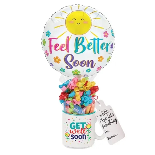 Get Well  Balloon and Candy Mug... from ASI 89971 Stuff A Mug