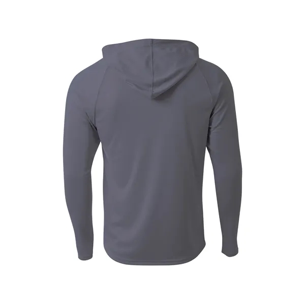 A4 Cooling Performance Long Sleeve Hooded Tee... from ASI 84863 SanMar