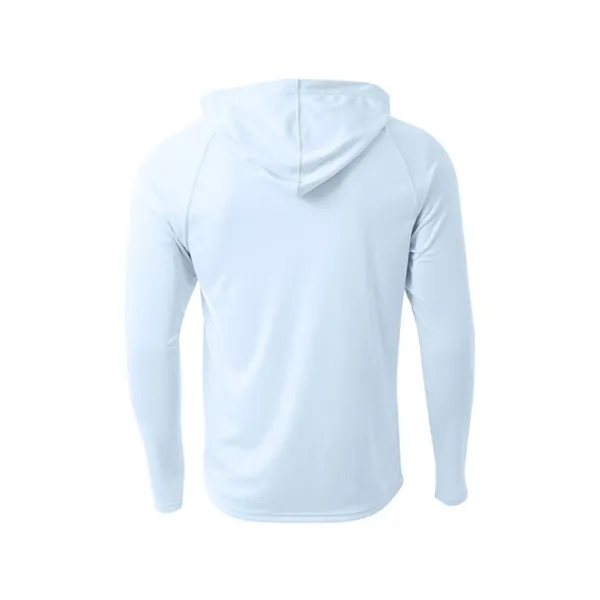 A4 Cooling Performance Long Sleeve Hooded Tee... from ASI 84863 SanMar