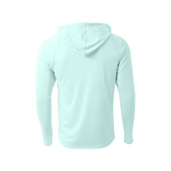 A4 Cooling Performance Long Sleeve Hooded Tee... from ASI 84863 SanMar