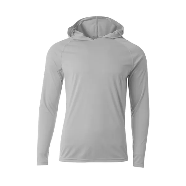 A4 Cooling Performance Long Sleeve Hooded Tee... from ASI 84863 SanMar