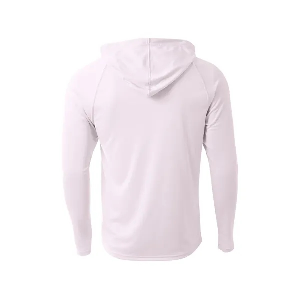 A4 Cooling Performance Long Sleeve Hooded Tee... from ASI 84863 SanMar