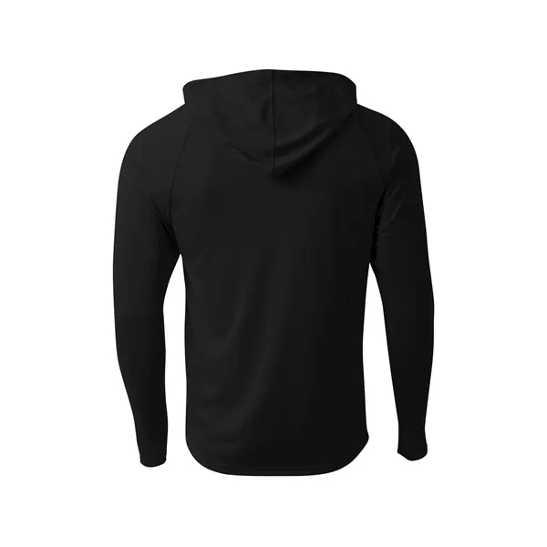 A4 Cooling Performance Long Sleeve Hooded Tee... from ASI 84863 SanMar