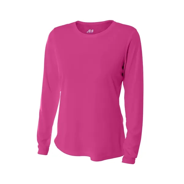 A4 Women's Cooling Performance Long Sleeve Tee... from ASI 84863 SanMar