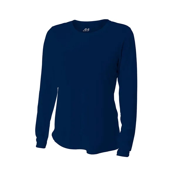 A4 Women's Cooling Performance Long Sleeve Tee... from ASI 84863 SanMar