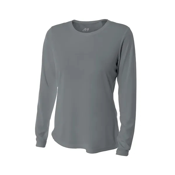 A4 Women's Cooling Performance Long Sleeve Tee... from ASI 84863 SanMar