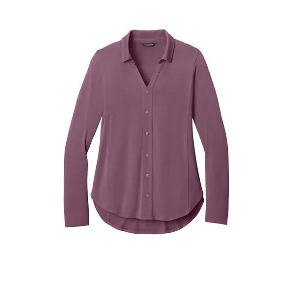 Port Authority Women's Luxe Knit Button Tunic... from ASI 84863 SanMar