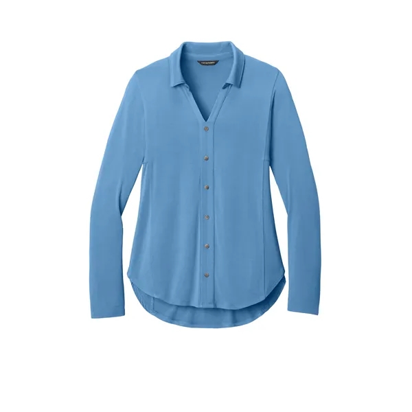 Port Authority Women's Luxe Knit Button Tunic... from ASI 84863 SanMar