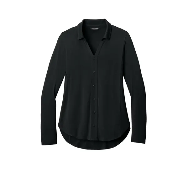 Port Authority Women's Luxe Knit Button Tunic... from ASI 84863 SanMar