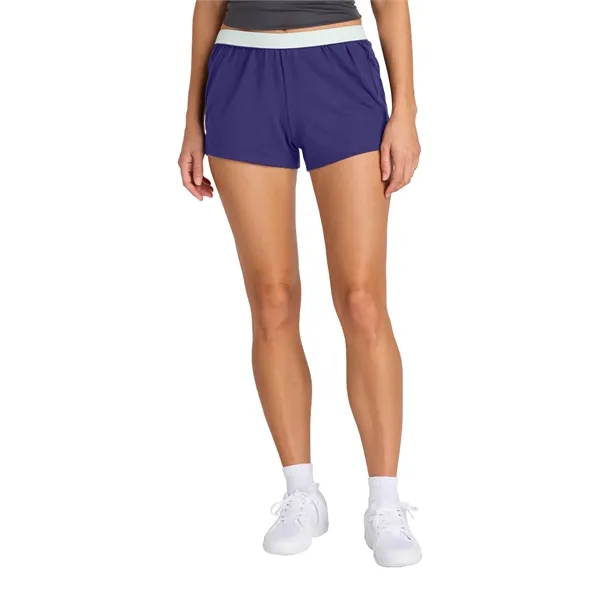 Sport-Tek Women's Jersey Knit Squad Short... from ASI 84863 SanMar