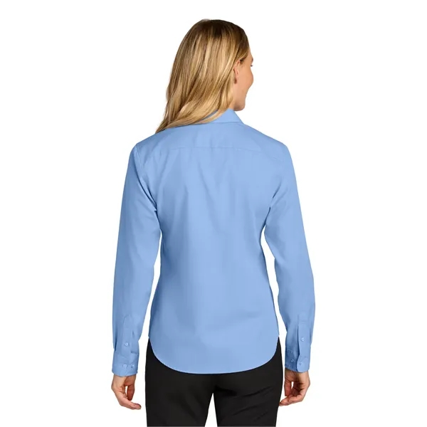 Port Authority Women's Long Sleeve Nailhead Easy Care Shirt... from ASI 84863 SanMar