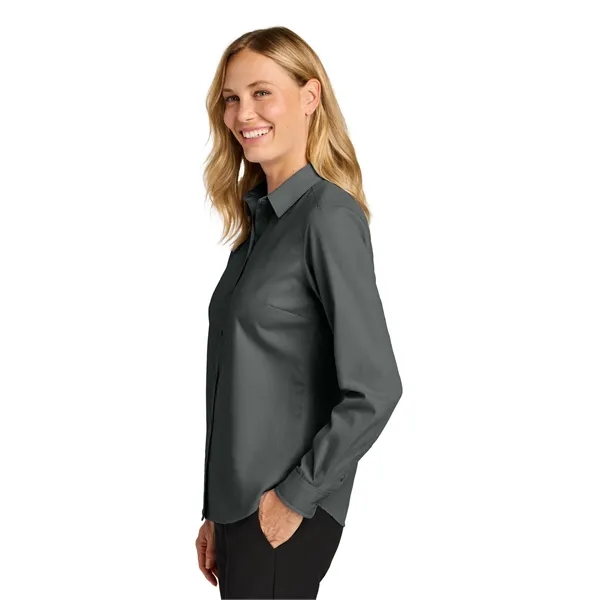 Port Authority Women's Long Sleeve Nailhead Easy Care Shirt... from ASI 84863 SanMar