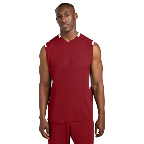 Sport-Tek Club Sleeveless V-Neck... from ASI 84863 SanMar