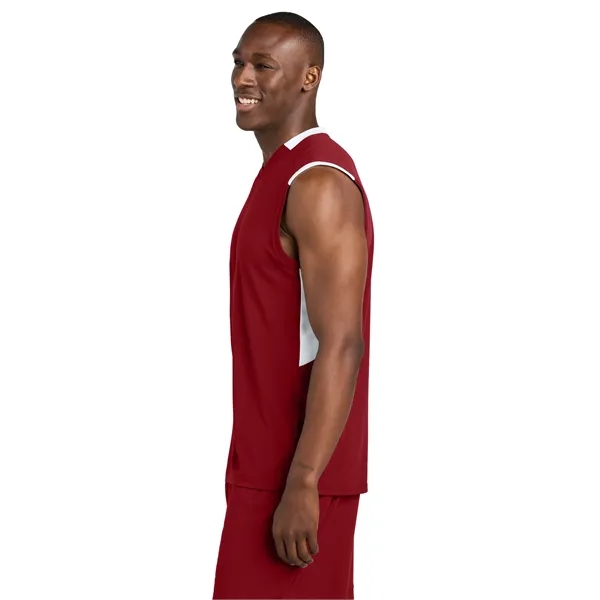 Sport-Tek Club Sleeveless V-Neck... from ASI 84863 SanMar