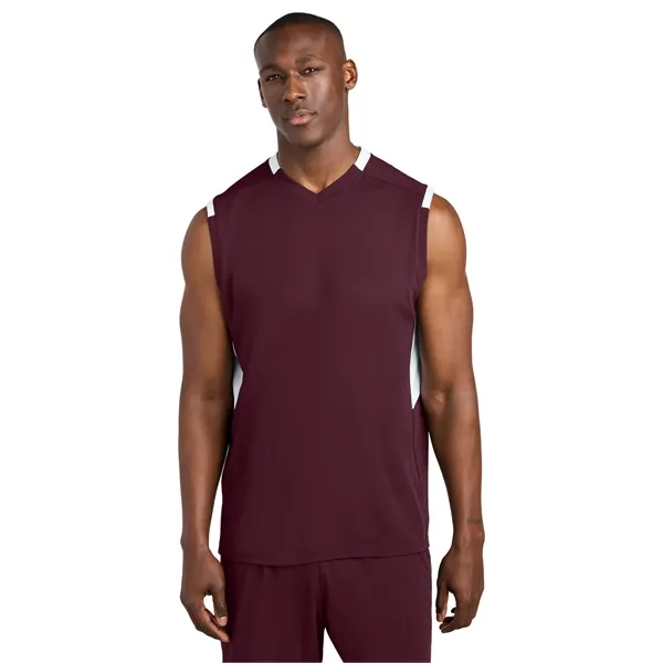 Sport-Tek Club Sleeveless V-Neck... from ASI 84863 SanMar