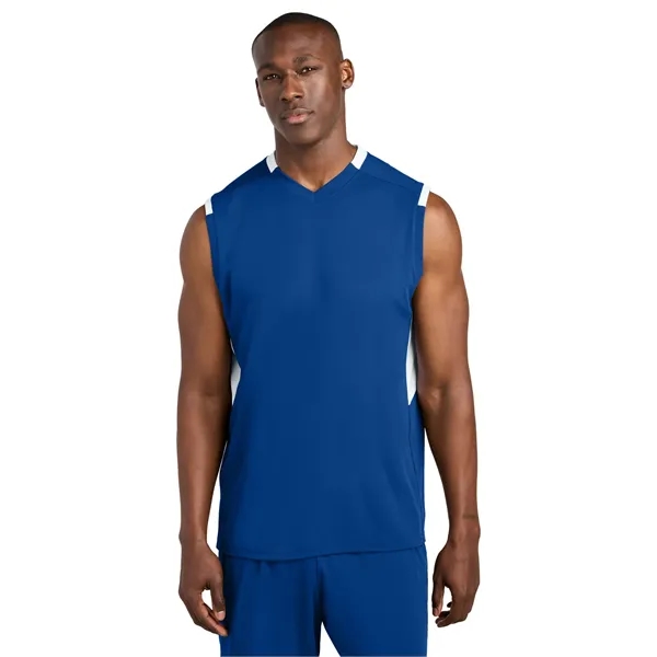 Sport-Tek Club Sleeveless V-Neck... from ASI 84863 SanMar