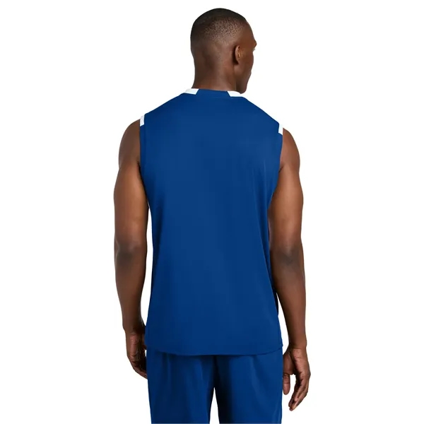 Sport-Tek Club Sleeveless V-Neck... from ASI 84863 SanMar