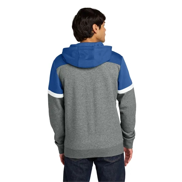 Sport-Tek Drive Fleece Colorblock Hoodie... from ASI 84863 SanMar