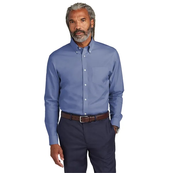 Brooks Brothers Tall Wrinkle-Free Stretch Pinpoint Shirt... from ASI 84863 SanMar