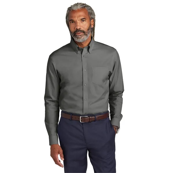 Brooks Brothers Tall Wrinkle-Free Stretch Pinpoint Shirt... from ASI 84863 SanMar