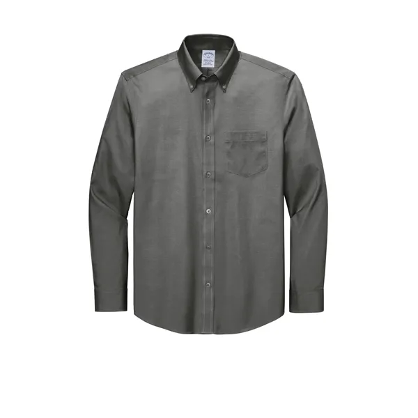 Brooks Brothers Tall Wrinkle-Free Stretch Pinpoint Shirt... from ASI 84863 SanMar