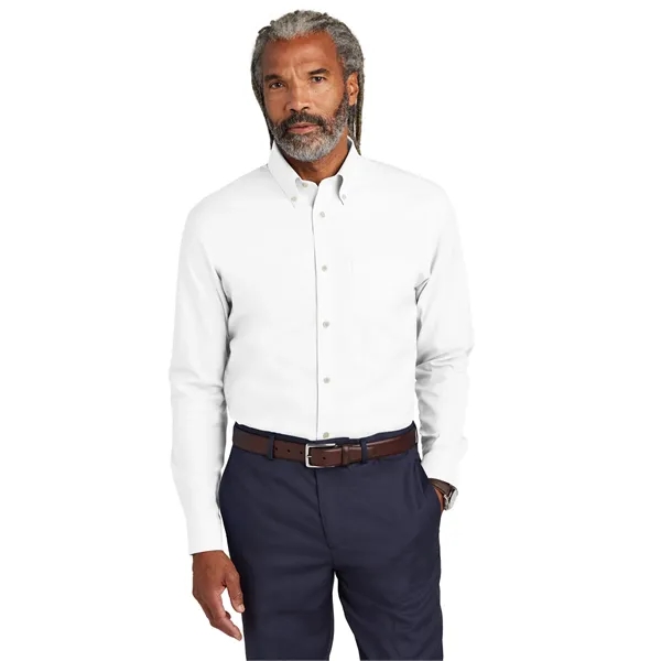 Brooks Brothers Tall Wrinkle-Free Stretch Pinpoint Shirt... from ASI 84863 SanMar