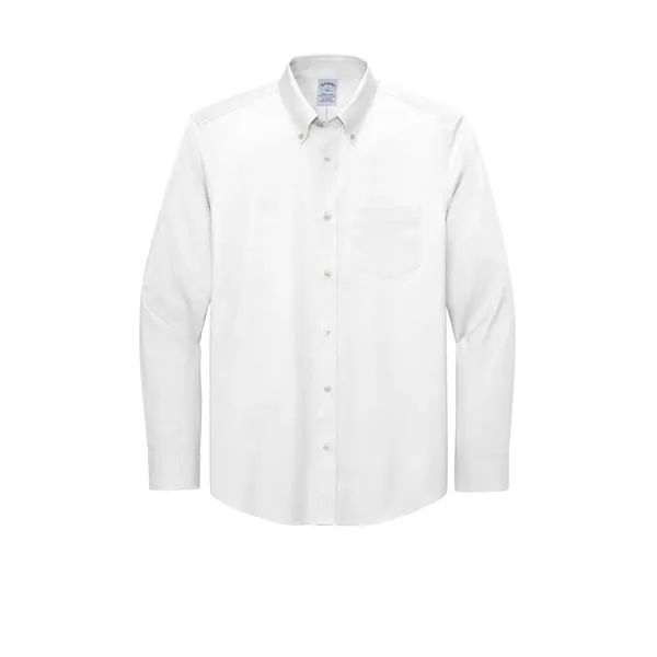 Brooks Brothers Tall Wrinkle-Free Stretch Pinpoint Shirt... from ASI 84863 SanMar