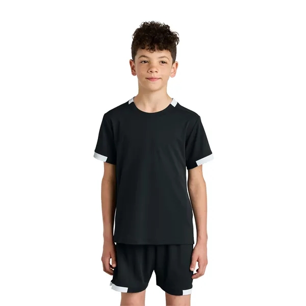 Sport-Tek Youth Club Short Sleeve Crew... from ASI 84863 SanMar