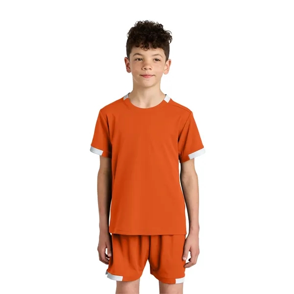 Sport-Tek Youth Club Short Sleeve Crew... from ASI 84863 SanMar