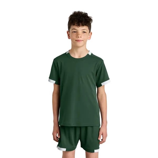 Sport-Tek Youth Club Short Sleeve Crew... from ASI 84863 SanMar