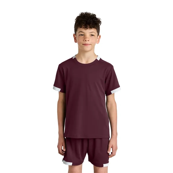 Sport-Tek Youth Club Short Sleeve Crew... from ASI 84863 SanMar