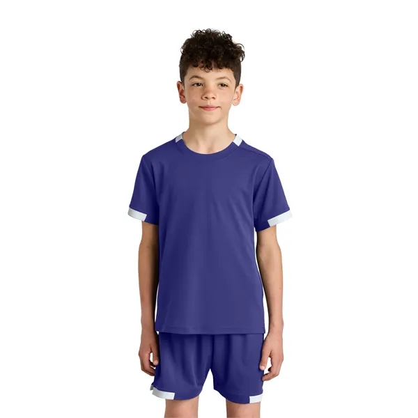 Sport-Tek Youth Club Short Sleeve Crew... from ASI 84863 SanMar