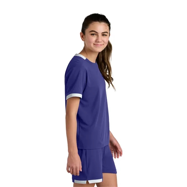 Sport-Tek Youth Club Short Sleeve Crew... from ASI 84863 SanMar