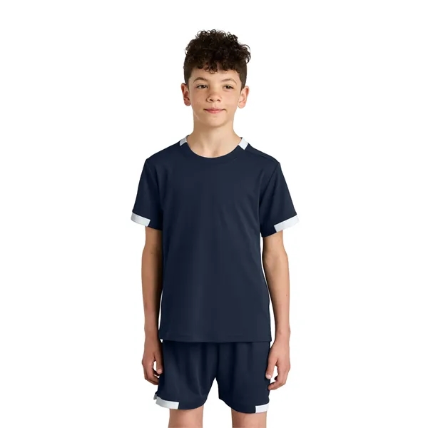 Sport-Tek Youth Club Short Sleeve Crew... from ASI 84863 SanMar