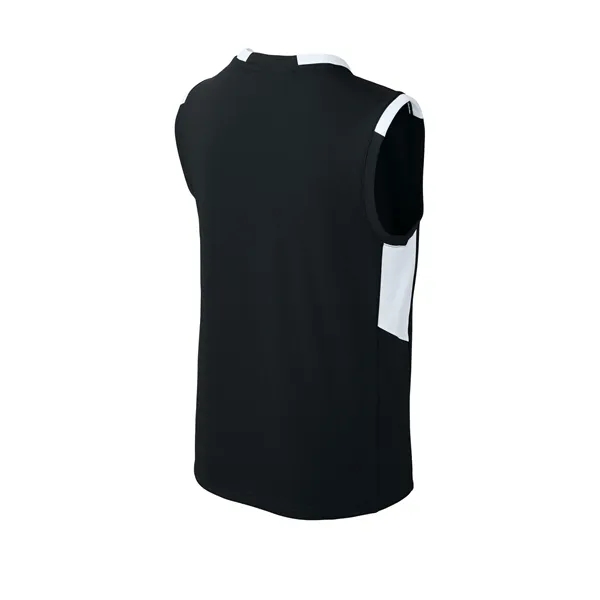 Sport-Tek Youth Club Sleeveless V-Neck... from ASI 84863 SanMar