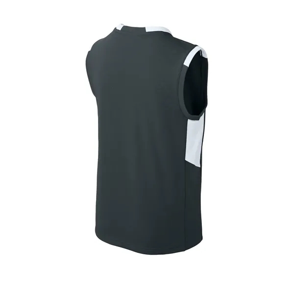 Sport-Tek Youth Club Sleeveless V-Neck... from ASI 84863 SanMar