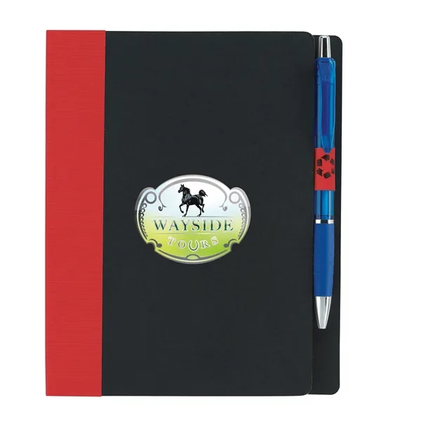 5'' x 7'' ECO Notebook with Flags... from ASI 40480 Koozie Group / Norwood