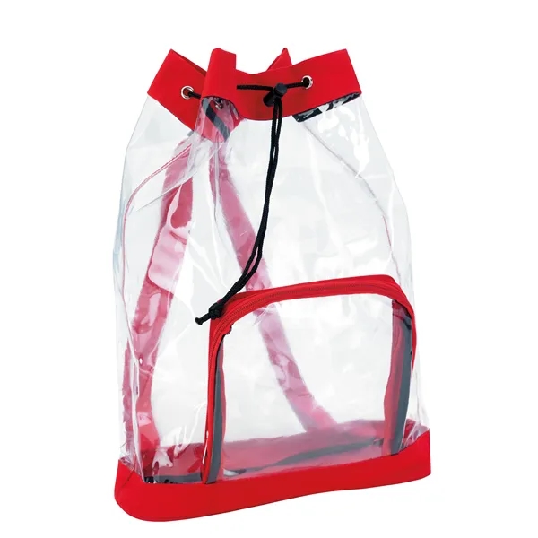 Clear Cinch Backpack... from ASI 40480 Koozie Group / Norwood