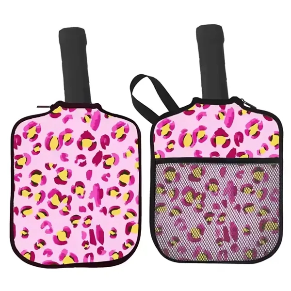 Neoprene  pickleball paddle cover with sublimation printing, supporting full color... from ASI 37218 Athena Promo (tm)