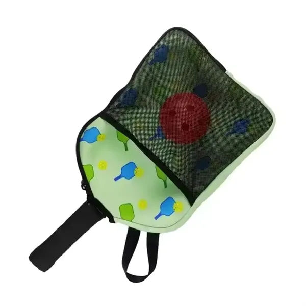 Neoprene  pickleball paddle cover with sublimation printing, supporting full color... from ASI 37218 Athena Promo (tm)