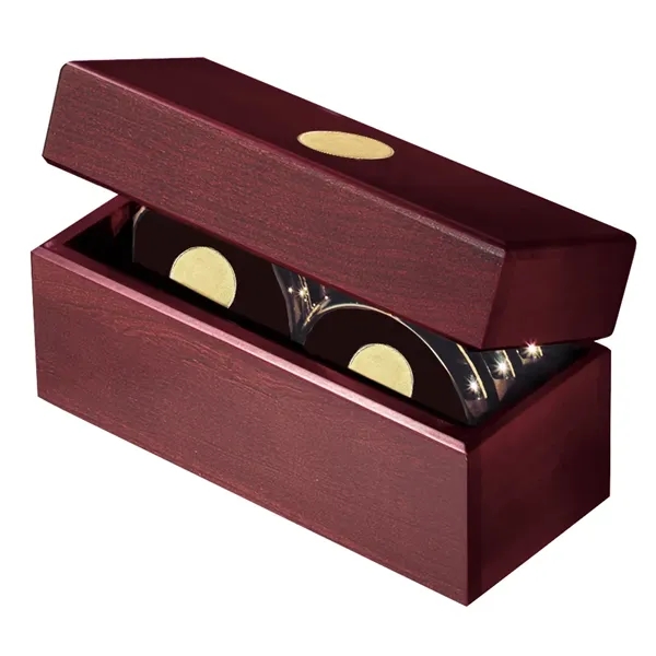 Six Coasters with Solid Cherry Chest... from ASI 40480 Koozie Group