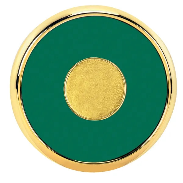Round Brass Coaster... from ASI 40480 Koozie Group / Norwood
