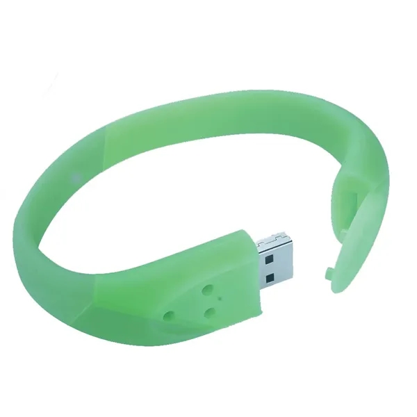 4 GB Wrist Band USB 2.0 Flash Drive... from ASI 40480 Koozie Group